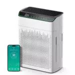 Morento Luftreiniger MR5866 mit Wi-Fi, HEPA-Filter und CADR 340m³/h für Allergiker
