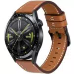 MroTech Leder Armband kompatibel mit Huawei GT2/GT3/GT4 und Samsung Gear S3