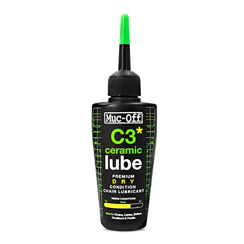 Muc-Off C3 Ceramic Dry Chain Lube - Premium Kettenöl für trockene Bedingungen