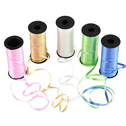 Naler Geschenkband Polyband Deko Band für Ballonverschlüsse und Geschenkverpackung