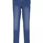 NAME IT Mädchen Nkfpolly Dnmatasis Pant Noos Hose, Light Grey Denim
