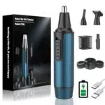 Herren Nasenhaartrimmer - 3 in 1 Ohrhaarschneider, USB Wiederaufladbar, IPX7 Wasserdicht