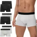 NAWOBAM Herren Boxershorts mit Baumwolle – Bequeme Retroshorts für Männer