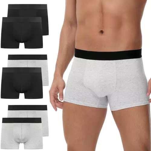 NAWOBAM Herren Boxershorts mit Baumwolle – Bequeme Retroshorts für Männer