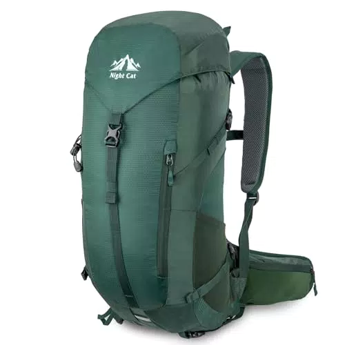 Night Cat Wanderrucksack 30L – Atmungsaktiver Trekkingrucksack für Herren und Damen
