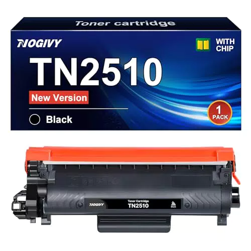 Brother TN-2510 Toner mit Chip kompatibel für MFC-L2860DWE, MFC-L2835DW, HL-L2400DWE