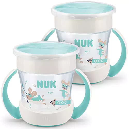 NUK Mini Magic Cup Trinklernbecher | auslaufsicherer 360° Trinkrand | BPA-frei