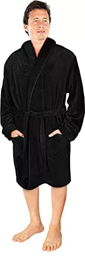NY Threads Schalkragen-Morgenmantel für Männer – Kuschelige Loungewear