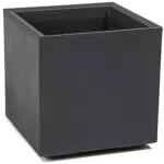 Ondis24 Blumenkübel Caro Beton Optik Pflanzkübel auf Rollen, 100% Recyclingkunststoff
