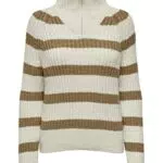 ONLLEISE Freya Zip-Hochkragen Strickpullover für Frauen