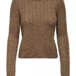 ONLTIA LS Cable O-Neck Pullover für Damen
