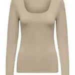 ONLY Onlea L/S 2-Way Deep Neck Top für Damen