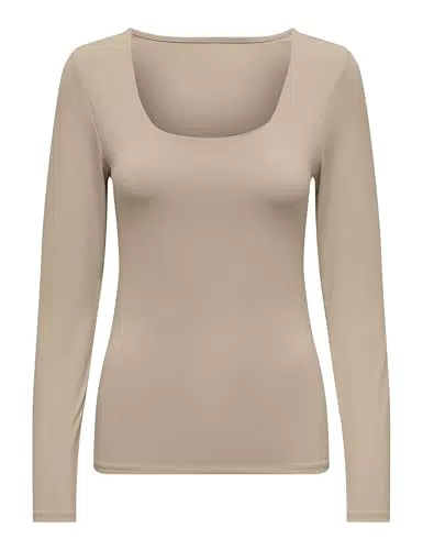ONLY Onlea L/S 2-Way Deep Neck Top für Damen