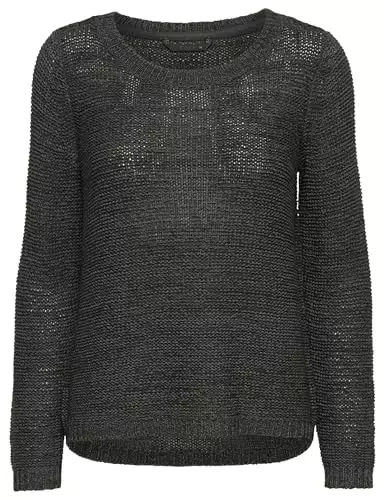 ONLY Basic Strickpullover ONLGEENA – Langarm Rundhals Shirt für Damen
