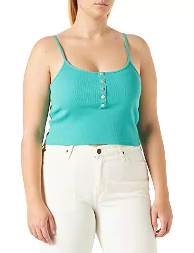 ONLY ONLNESSA S/L Short Button Top für Damen