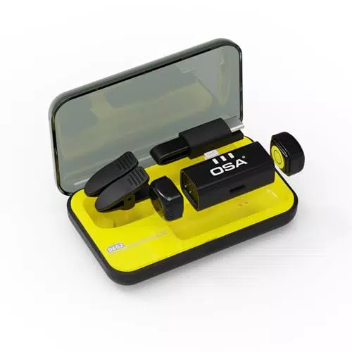OSA Lavalier Mikrofon für iPhone & iPad – Wireless Mikrofon für Interviews und Vlogs