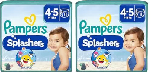 Pampers Windeln Größe 3-4, Splashers Baby Shark Limited Edition