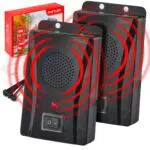PATTLER Marderschreck Auto batteriebetrieben für ca. 40m - mit Ultraschall & Anti Gewöhnungseffekt. Mobiler Marderschutz mit Batteriebetrieb. Marderabwehr Auto