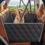 Pawaboo Hunde Autositzdecke für kleine Hunde – Faltbare Rücksitzschondecke