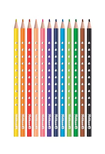Pelikan Silverino Buntstifte-Set dreieckig für Kinder und Erwachsene