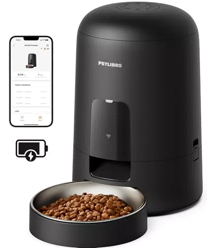 PETLIBRO Futterautomat für Katzen mit App-Steuerung und wiederaufladbarem Akku