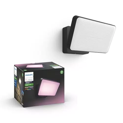 Philips Hue Discover Outdoor Flutlicht – Dimmbares Smart Licht für Garten