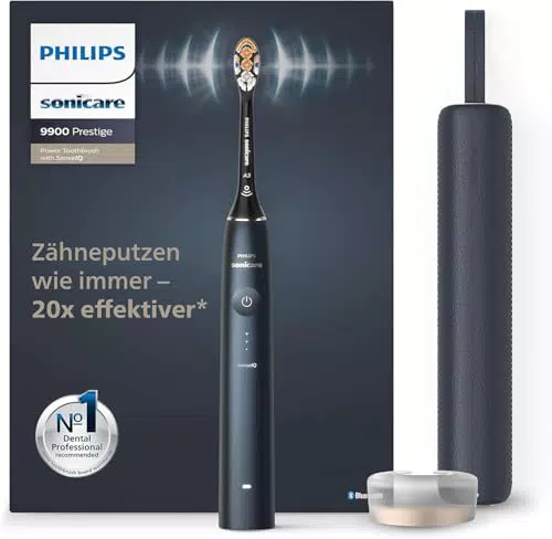 Philips Sonicare DiamondClean Prestige 9900 – Elektrische Zahnbürste mit SenseIQ