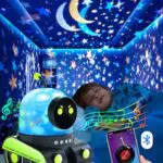 PIKOY Sternenhimmel Projektor für Kinder mit HiFi Bluetooth und LED Nachtlicht