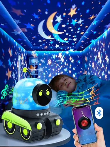 PIKOY Sternenhimmel Projektor für Kinder mit HiFi Bluetooth und LED Nachtlicht
