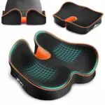POOTACK Orthopädisches Sitzkissen für Bürostuhl mit Memory Foam – Ergonomisch und komfortabel