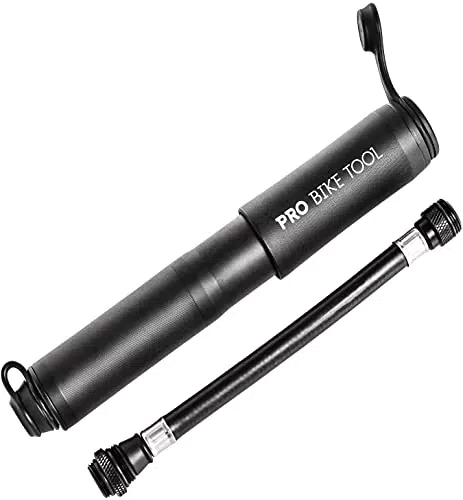 Pro Bike Tool Mini-Fahrradpumpe Classic-Edition für Presta- und Schrader-Ventile