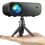 ELEPHAS 2025 Mini-Projektor, Full HD 1080P, tragbar, WiFi, kompatibel mit iOS/Android