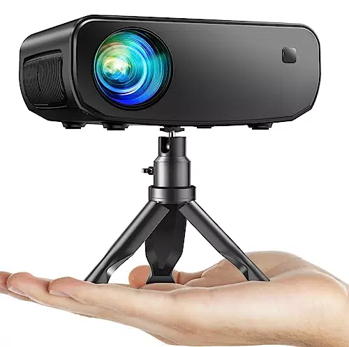 ELEPHAS 2025 Mini-Projektor, Full HD 1080P, tragbar, WiFi, kompatibel mit iOS/Android