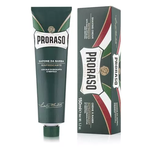 Proraso Rasiercreme mit Eukalyptusöl und Menthol – Belebende Pflege für Herren