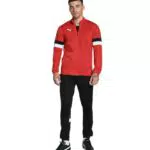 PUMA Herren Teamrise Tracksuit Trainingsanzug, PUMA Red-PUMA Black