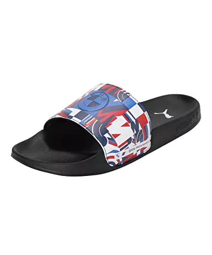 PUMA Unisex Bmw Mms Leadcat 2.0 Schiebe Sandalen, Strong Blue Puma White Puma White