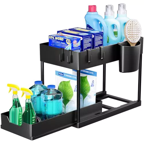 Puricon Unterbau Regal Organizer für Spülbecken – Mehrfunktionales Küchenregal
