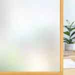 rabbitgoo Fensterfolie Sichtschutzfolie selbsthaftend, Milchglasfolie anti UV