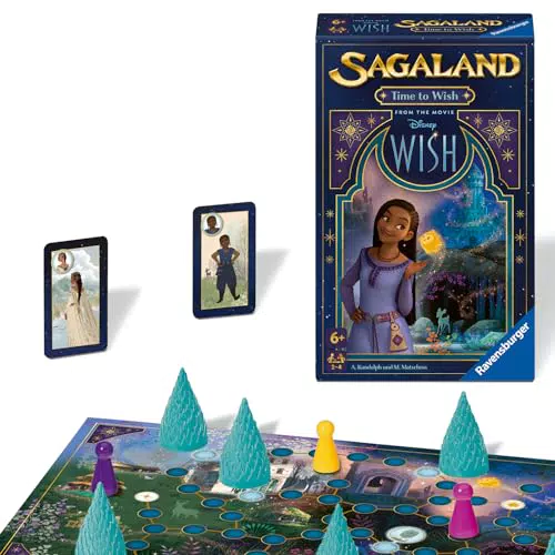 Ravensburger Disney Wish Sagaland: Mitbringspiel für 2-4 Spieler ab 6 Jahren