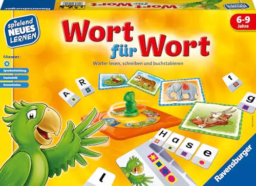 Ravensburger Wort für Wort - Lernspiel für Kinder von 6-9 Jahren, 1-4 Spieler
