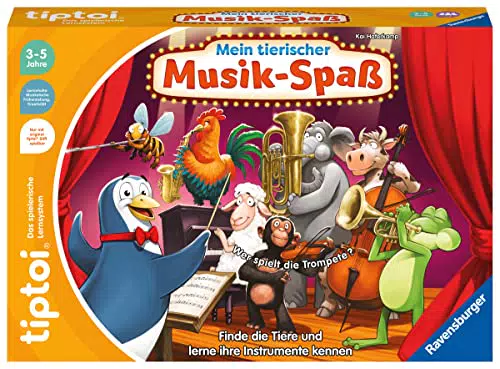 Ravensburger tiptoi Mein tierischer Musik-Spaß – Lernspiel für Kinder von 3-5 Jahren