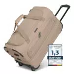 REDOLZ Medium Trolley-Reisetasche mit erweiterbarem Volumen für Reisen