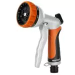RESTMO Hochdruck Gartenbrause mit 7 Funktionen und einstellbarem Wasserdurchfluss