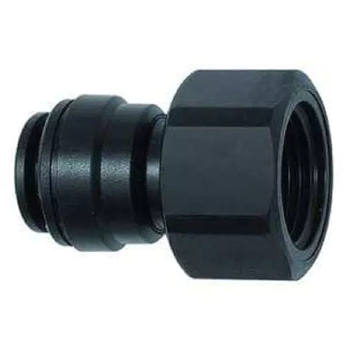 RIEGLER Aufschraubverbinder POM, G 1/4 für Schlauch Ø 6 mm