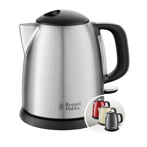 Russell Hobbs Wasserkocher Victory Edelstahl 2400W mit Schnellkochfunktion