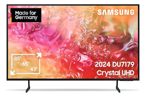 Samsung Crystal UHD TV 4K DU7179 – Smart TV mit PurColor, Gaming Hub und Alexa