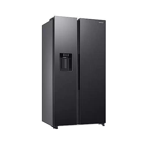Samsung Side-by-Side Kühlschrank RS6GA854CB1/EG mit Gefrierfach und Wasserspender