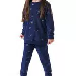 Schiesser Mädchen Schlafanzug Set Pyjama warme Qualitäten Frottee-Fleece-Interlock-Größe 92 bis 140 Pyjamaset