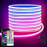 Segrass LED Neon Streifen 5M, 24V, Flexibel, IP65, Fernbedienung/APP Steuerung