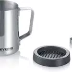 SEVERIN Barista-Starterset 5996 – Professionelles Edelstahl-Milchschaumkännchen